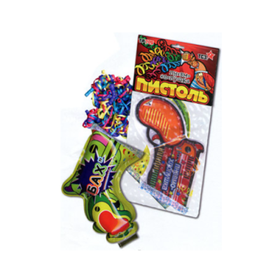 Пистоль Надувная хлопушка купить в Артёмовске | artyomovsk.salutsklad.ru