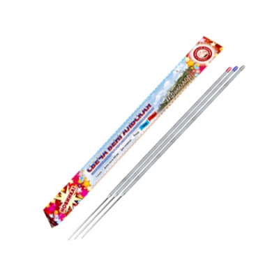 Триколор 300 мм. Бенгальские огни цветные купить в Артёмовске | artyomovsk.salutsklad.ru