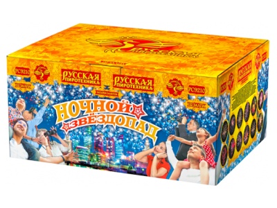 Ночной звездопад Комбинированный Фейерверк купить в Артёмовске | artyomovsk.salutsklad.ru