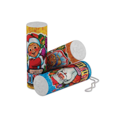 Супер с серпантином Хлопушки купить в Артёмовске | artyomovsk.salutsklad.ru