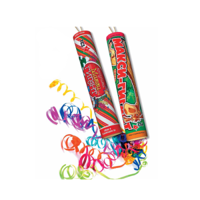 Макси-Гигант с серпантином Хлопушки купить в Артёмовске | artyomovsk.salutsklad.ru