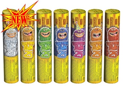 Цветной дым 25 Цветной дым купить в Артёмовске | artyomovsk.salutsklad.ru